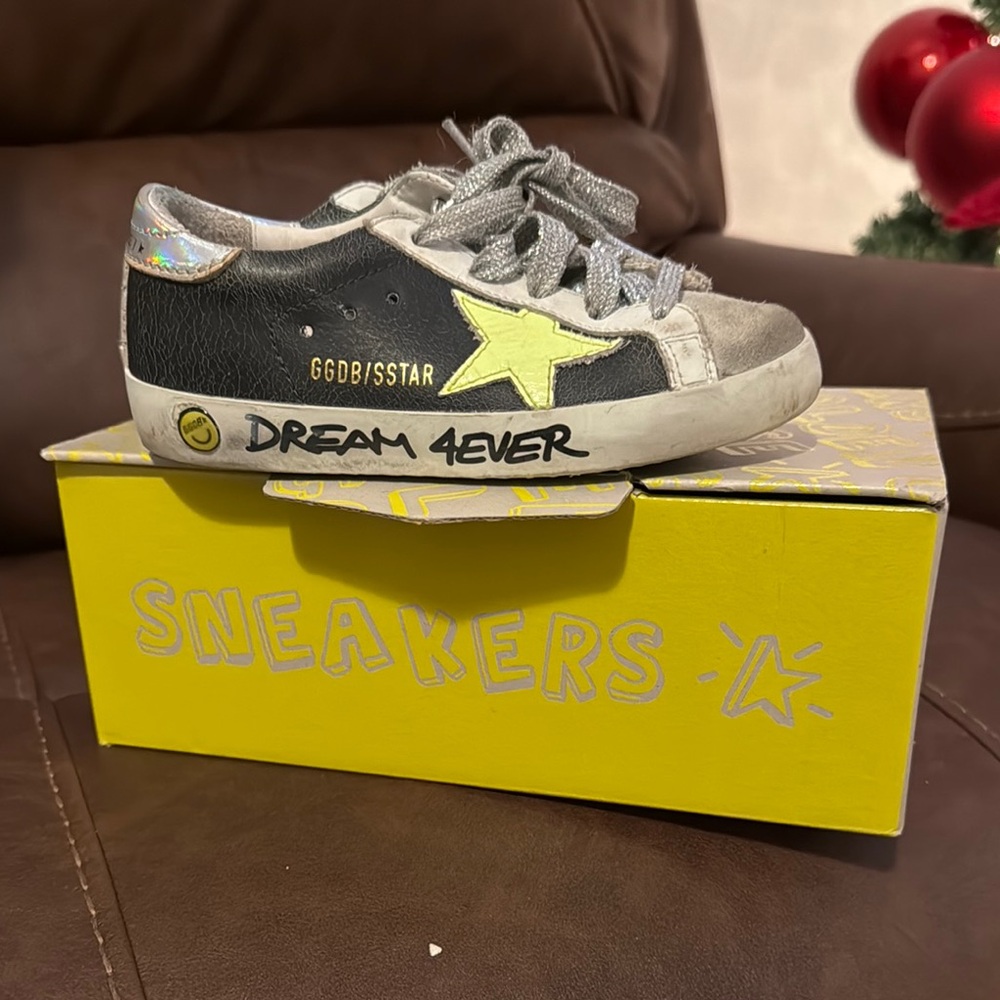 Golden Goose Kids Sneakers - Black and Yellow